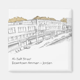 I stadens centrum Amman - Jordanien Magnet