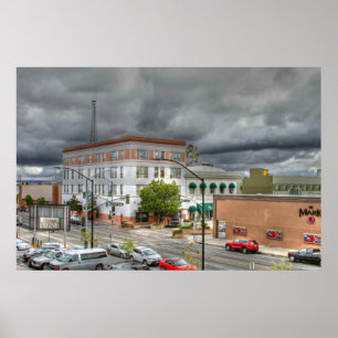 I stadens centrum Bakersfield Poster