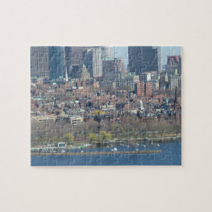 I stadens centrum Boston och Charleset River Pussel