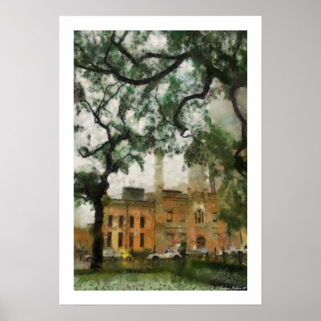 I stadens centrum Chicago affisch (Framsidan)