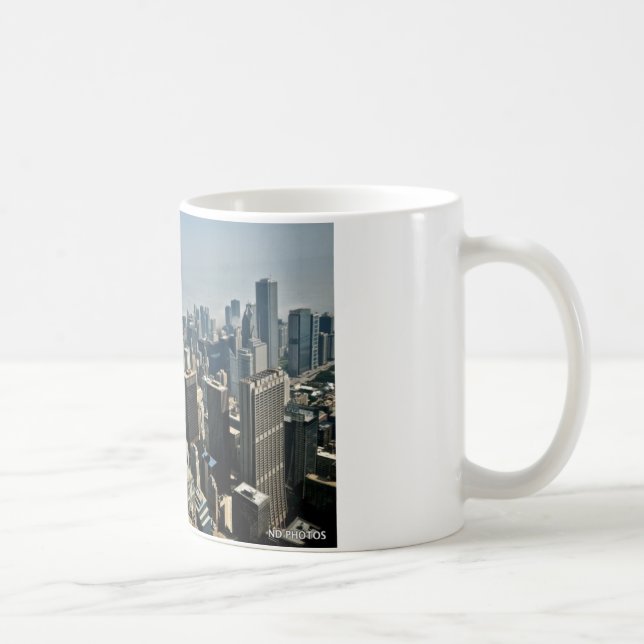 I stadens centrum Chicago Kaffemugg (Höger)