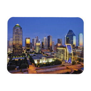 i stadens centrum dallas horisont magnet