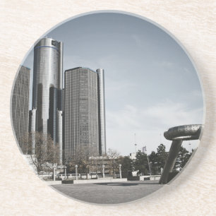 I stadens centrum Detroit Underlägg Sandsten