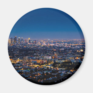 I stadens centrum horisont för stadsLos Angeles Magnet