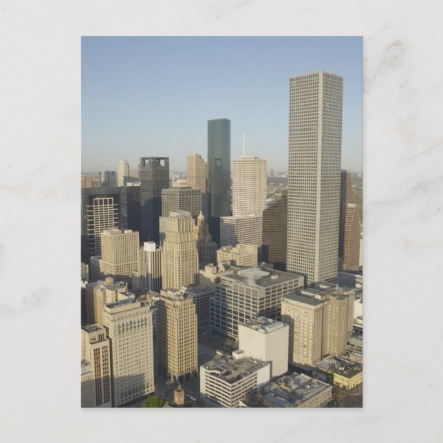 I stadens centrum Houston Vykort (Framsida)
