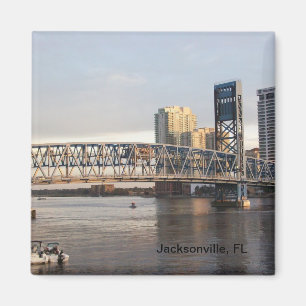 I stadens centrum Jacksonville, Florida Magnet
