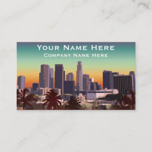 I stadens centrum Los Angeles - anpassadet Visitkort