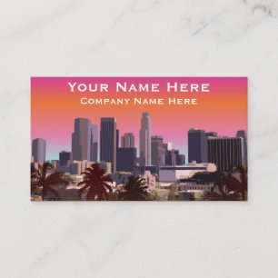 I stadens centrum Los Angeles - anpassadet Visitkort