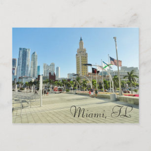 I stadens centrum Miami/frihetstorn Vykort