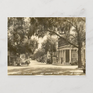 I stadens centrum montering Dora, FL - 1947 Vykort