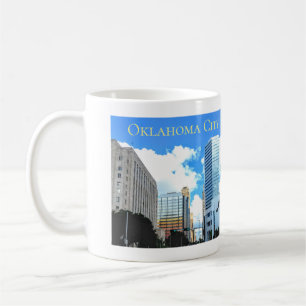 I stadens centrum oklahoma citykaffemugg kaffemugg