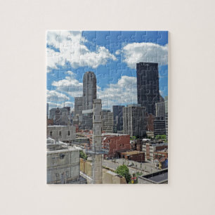 I stadens centrum Pittsburgh horisont Pussel