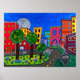 I stadens centrum poster