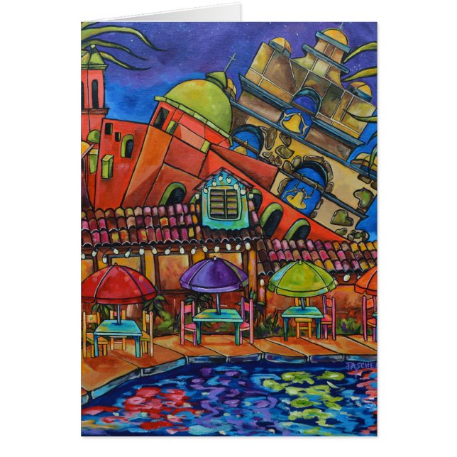 i stadens centrum San Antonio kort (Framsidan)