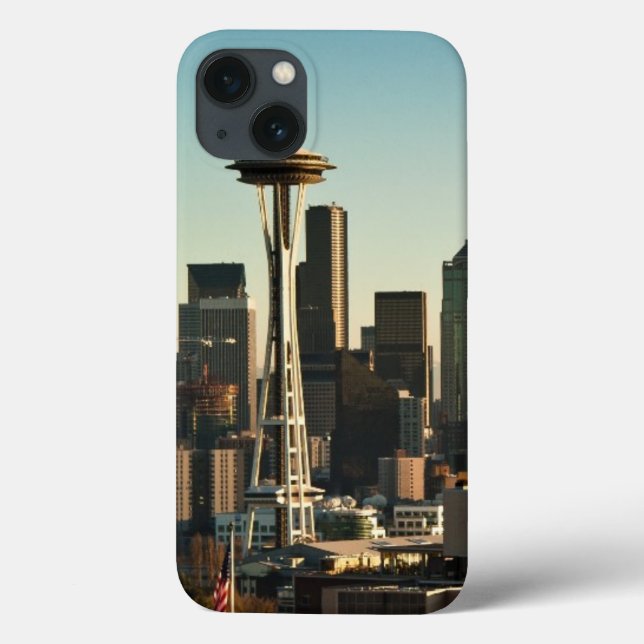 I stadens centrum Seattle horisont och utrymmenål (Baksida)