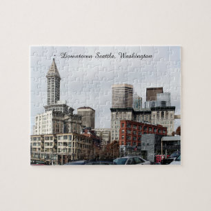 I stadens centrum Seattle, Washington Pussel