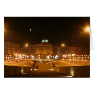I stadens centrum Skopje Hälsningskort