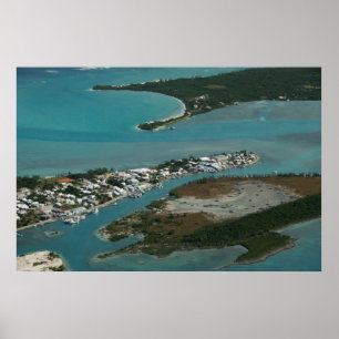 I stadens centrum spanska brunnar, Bahamas Poster