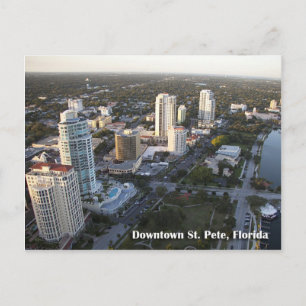 I stadens centrum St Petersburg, Florida Vykort