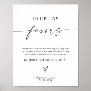 I stället för ett favorittecken, ett minimalistisk poster