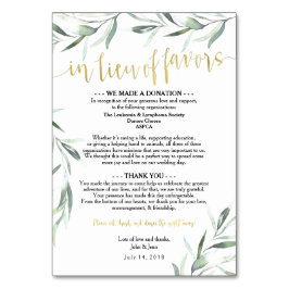 I stället för Favors för Jenn Bordsnummer