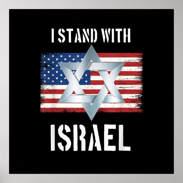 i stand with israel poster (Framsidan)