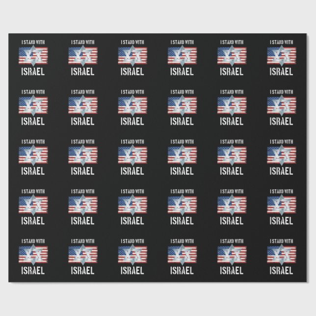 i stand with israel presentpapper (Platt)