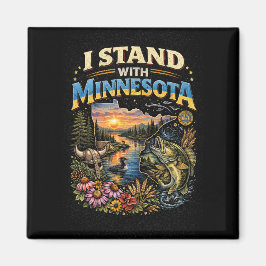 I Stand With Minnesota Magnet