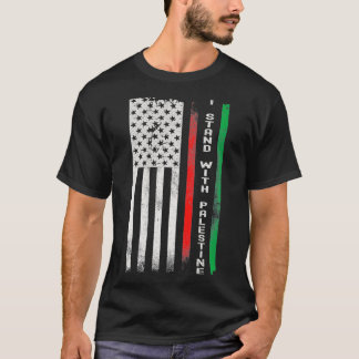 I Stand With Palestine Flag Premium T Shirt