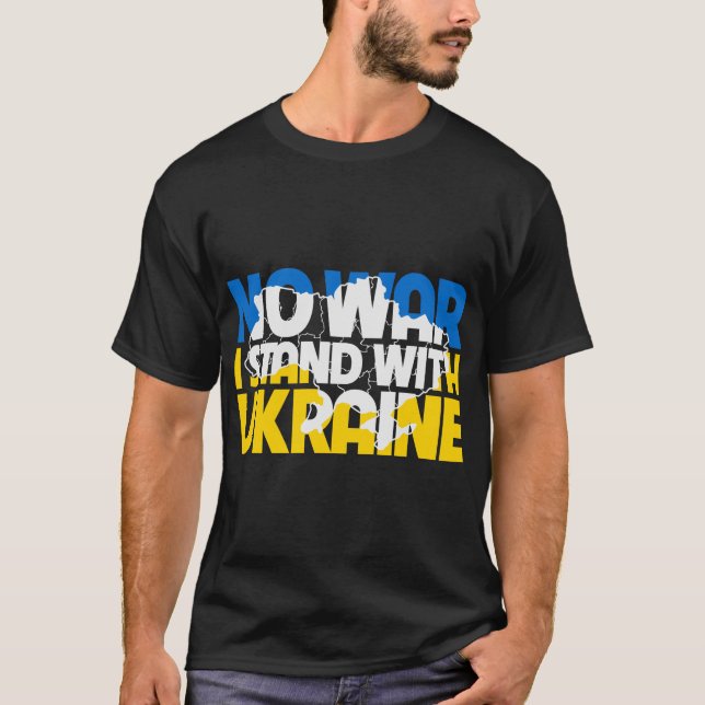 I-stand-with-Ukraina- T Shirt (Framsida)