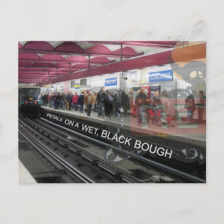"I Station i tunnelbanan" Pound/Paris Postcard Vykort