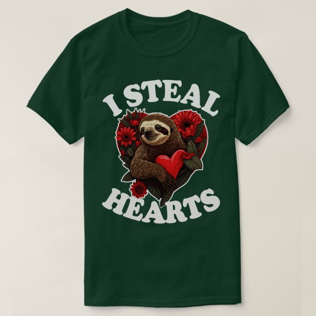 I Steal Hearts 2 T Shirt (Design framsida)