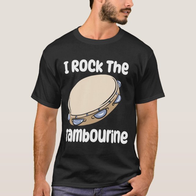 I Sten Tambourine T Shirt (Framsida)