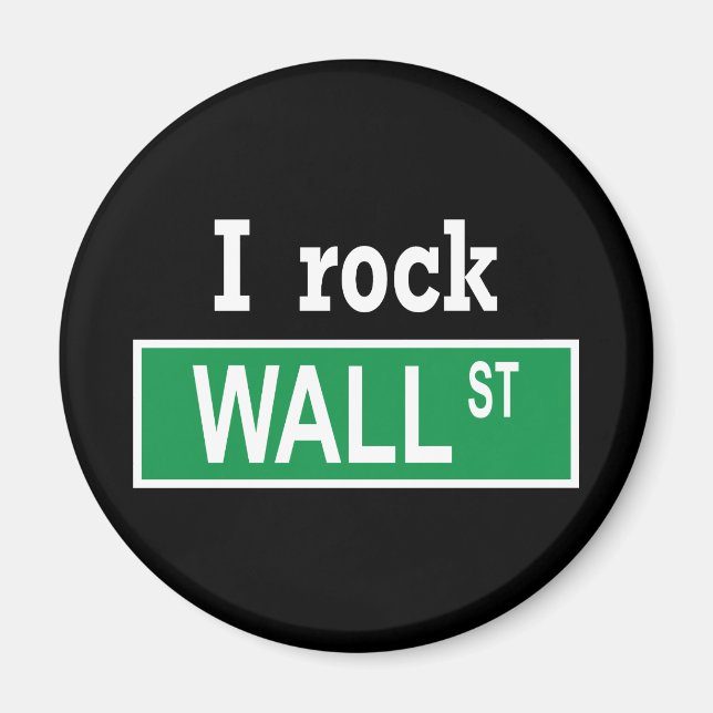 "I sten Wall street" Magnet (Framsidan)