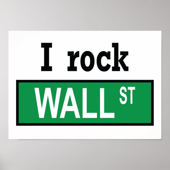 I STEN WALL STREET - POSTER (Framsidan)