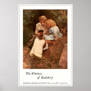 I stenträdgården. Circa 1913. Poster