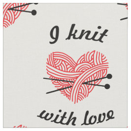 ’I Sticka med Kärlek’ Garn & Nål Crafts Mönster Tyg