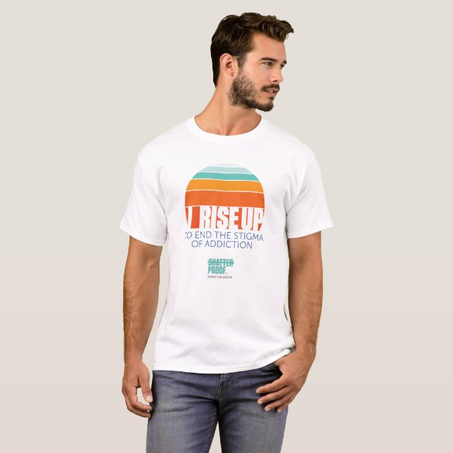 I Stiga upp upp skift Tee Shirt (Hel framsida)