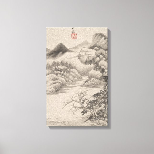 I Stil i olika gamla befälhavare | B&W Canvastryck (Framsida)