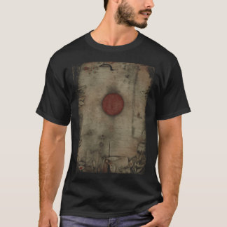 I stil med en lädermosaik Abstrakt mönster T Shirt