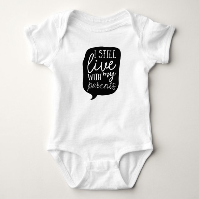 I still live with my parents tee shirt (Framsida)