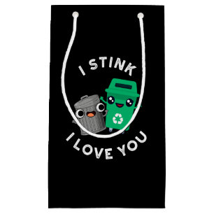 I Stink I Kärlek You Funny Sopor Pun Mörk BG