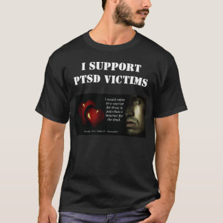 I Stöd till PTSD-offren Mörk Manar Tshirt T Shirt