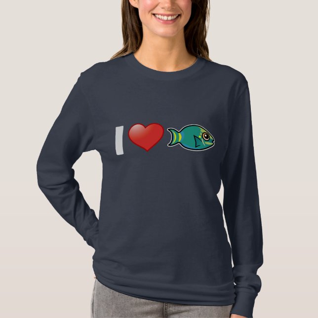 I Stoplight Parrofish Tee Shirt (Framsida)