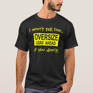 "I storformat ladda" manar svart T-tröja T Shirt