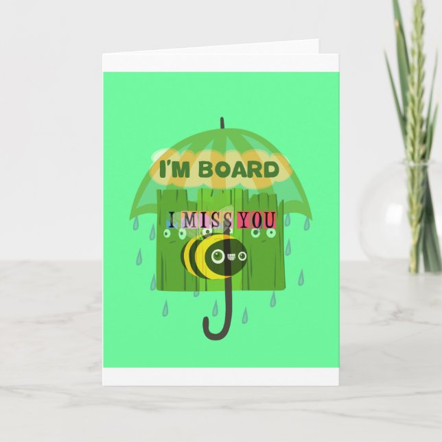 I stort sett saknar jag dig: inspirationstext kort (Framsida)