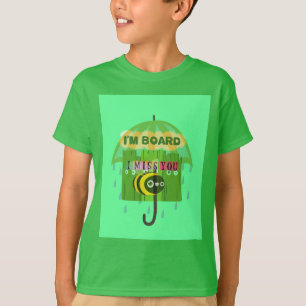 I stort sett saknar jag dig: inspirationstext t-shirt