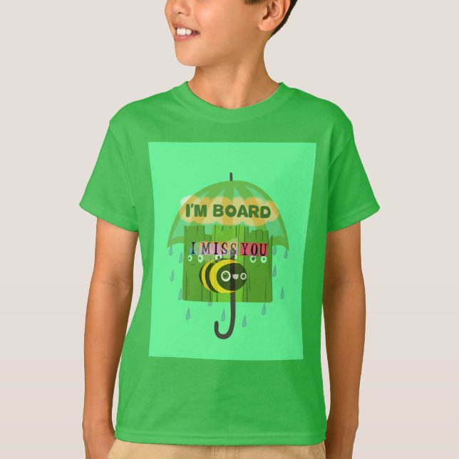 I stort sett saknar jag dig: inspirationstext t-shirt (Framsida)