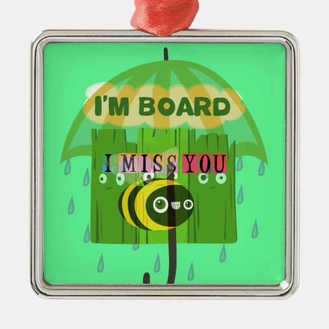 I stort sett saknar jag dig julgransprydnad metall (Framsidan)