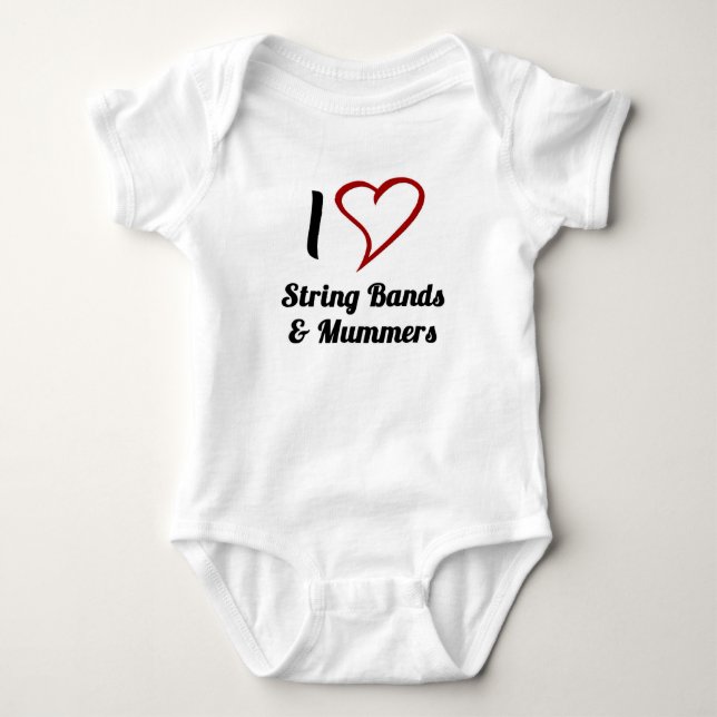 I Strängband och antal i Kärlek Tee Shirt (Framsida)